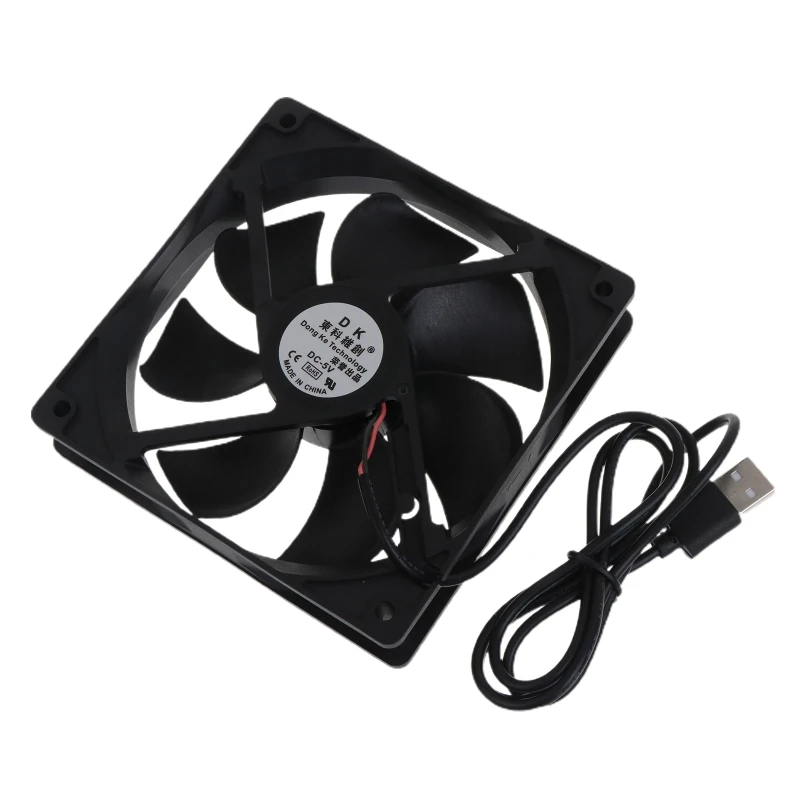 120x120x25mm CPU Cooling Fan for DC 5V 2pin Silent Cooling Fan CPU Cooler Chassis Radiator for Desktop Computer 1500RPM