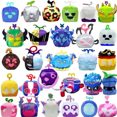 Blox Fruits Peluche Gioco caldo Diavolo Frutta Farcita Bambola Regalo di compleanno di Natale per bambini Giocattoli popolari