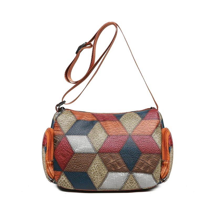 Conjunto de combinação elegante de emenda de diamante, versátil casual de alta qualidade, alça de ombro ajustável, versátil para uso diário