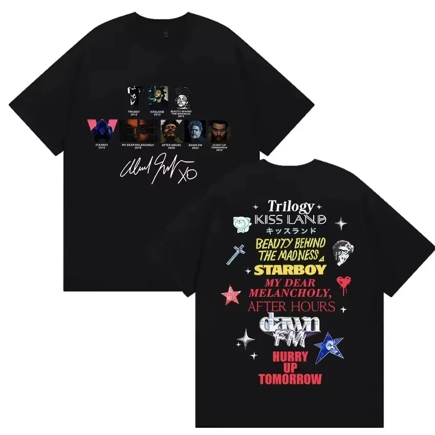 Unisex Hip Hop Street Fashion T-Shirt With The Weeknd 