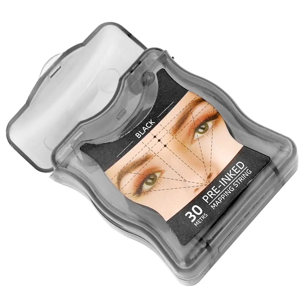 Linijka do pozycjonowania brwi Bezpieczna i wytrzymała konstrukcja Idealna do tatuażu brwi Narzędzie pomiarowe 30 metrów Linia do mapowania brwi