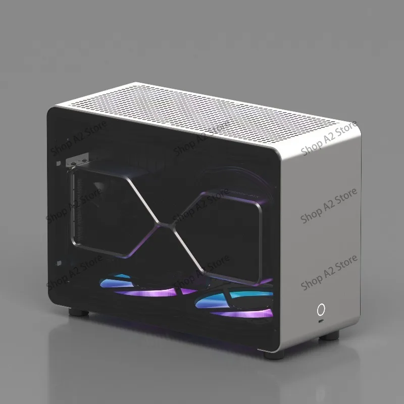 G1-pro aluminum alloy chassis A4 sfx240 water-cooled itx transparent chassis