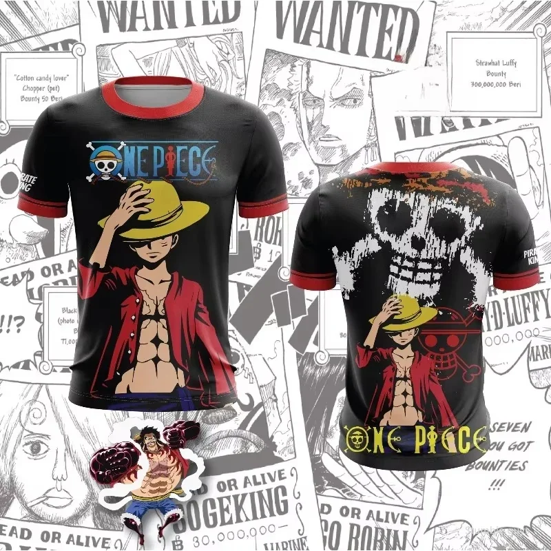 Kinder Einteiler T-Shirt Mihawk Einfacher Aufdruck Sommer Lässige Jungenkleidung Mädchen Kurzarm Herren Trikot