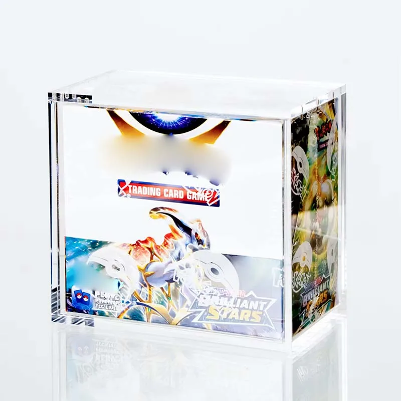 4mm thick Clear Acrylic Cards Protective Display Case Collectible Storage Box Gifts for Booster Box
