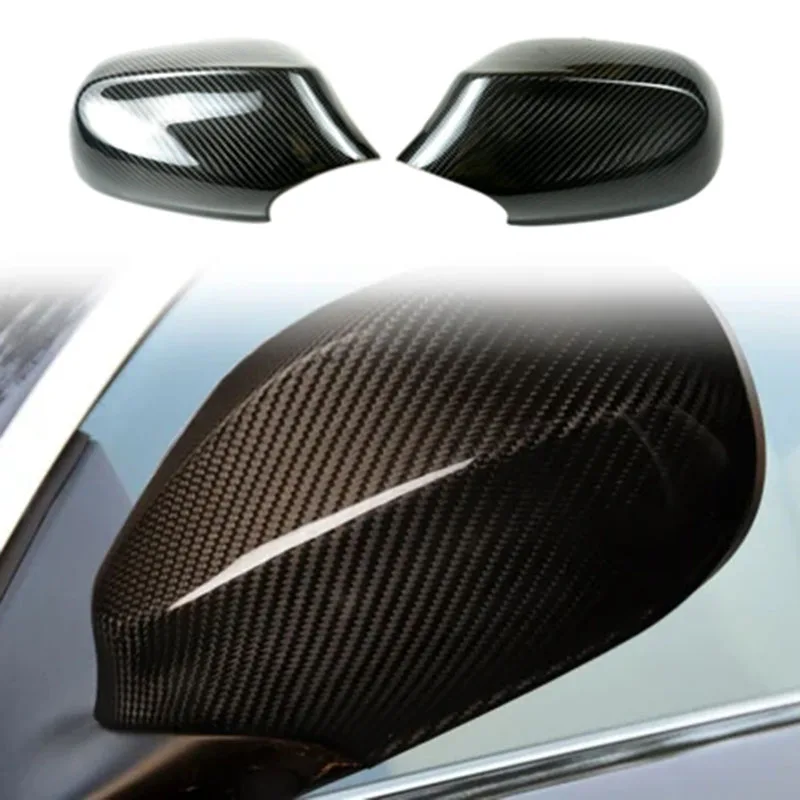 Carbon Fiber for BMW- 1 Series E82 E87 2010 2011 2012 Side Wing Rearview Mirror Cover Cap Car