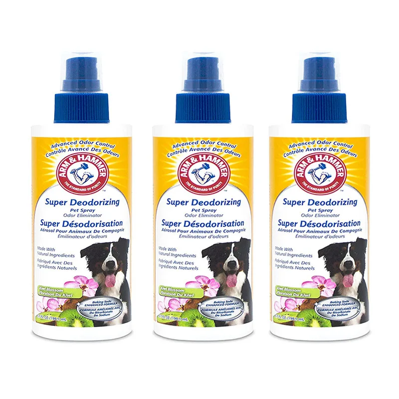 

Pets Super Deodorizing Spray for Dogs, Best Odor Eliminating 6.7 Ounce - 1/3 Pack