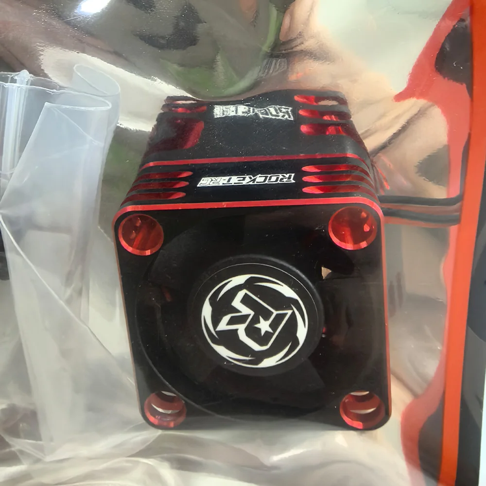 SURPASS HOBBY Cooling Fan 25 30 35 40 50mm Rocket Heat Dissipation Fans Metal Motor Fan Cover for Brushless Motor RC CAR