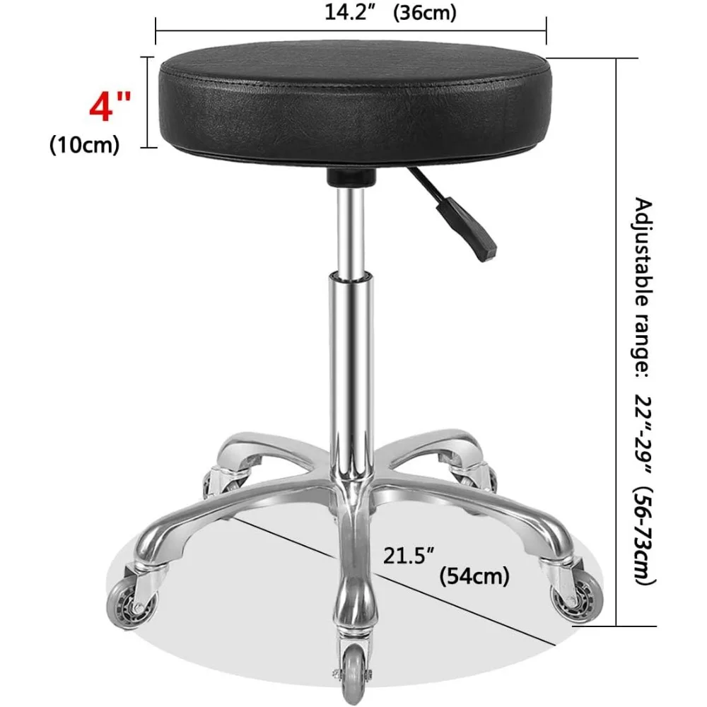 Salon Drehstuhl, Hochleistungs-Hydraulik hocker für Shop Gitarre Labor Tattoo Werkbank medizinische, verstellbare Massage Dreh hocker