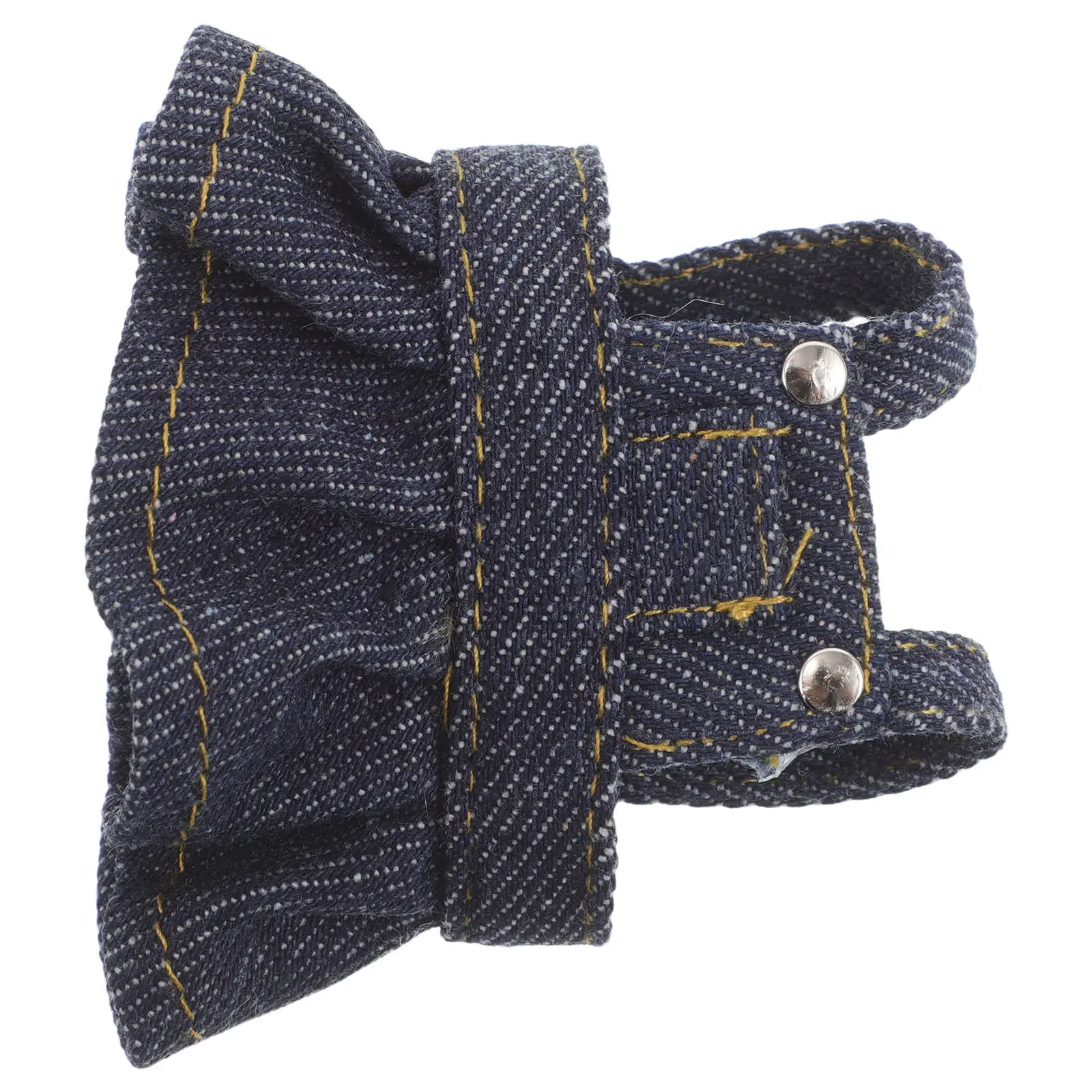 

Миниатюрная джинсовая юбка для кукол 12 см: стильный наряд для игр и переодеваний, аксессуар для миниатюрной одежды