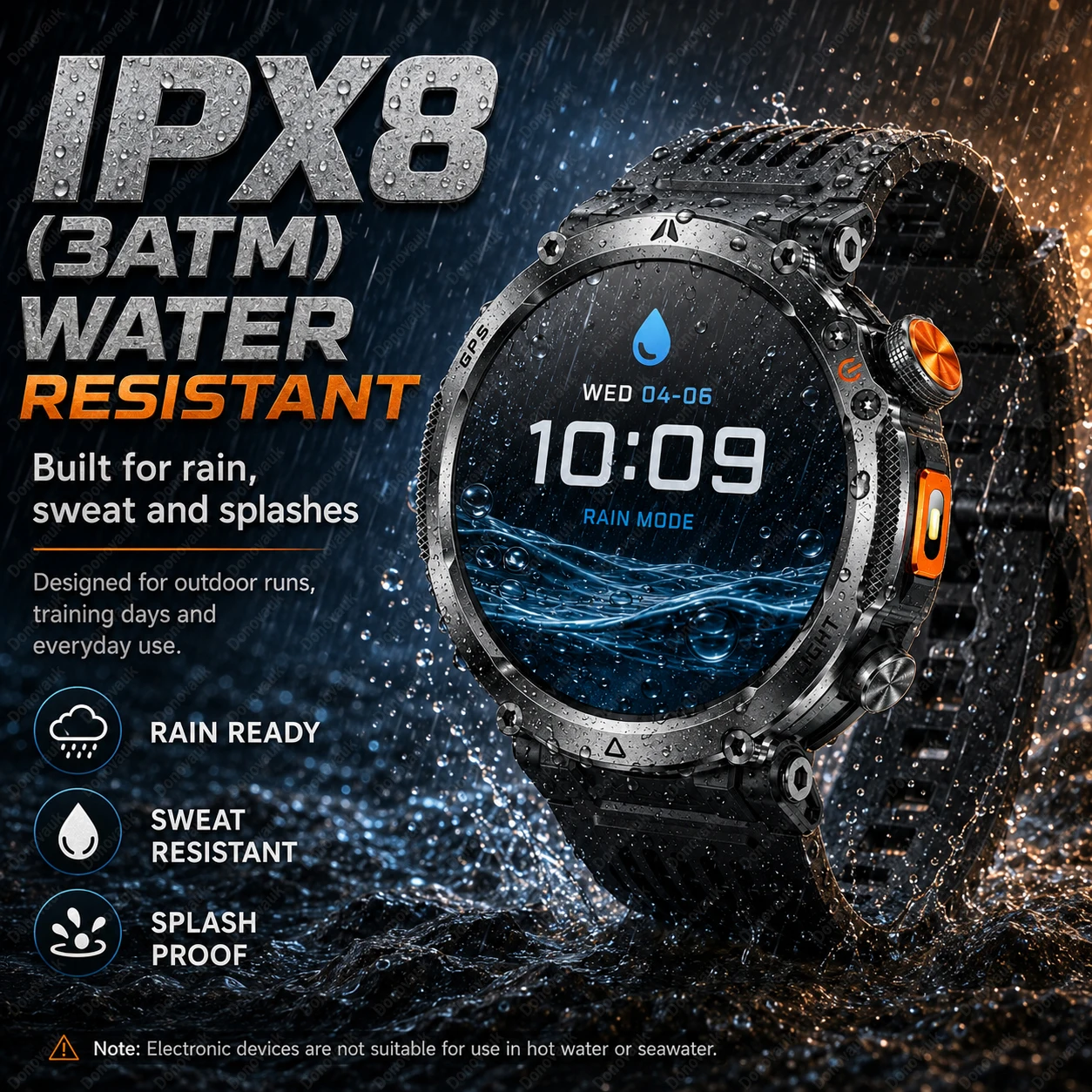 Outdoor Fitness Watch for Men  - Phone Cases Android review and price