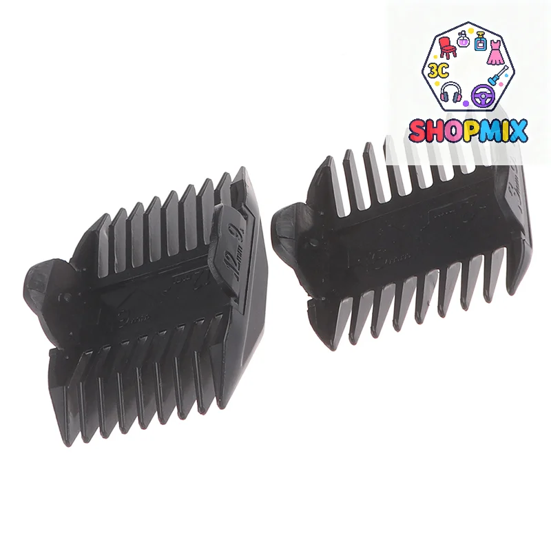 2Pcs Universal Cut Clipper Limit Comb Guide Attachment Size Barber Replacement