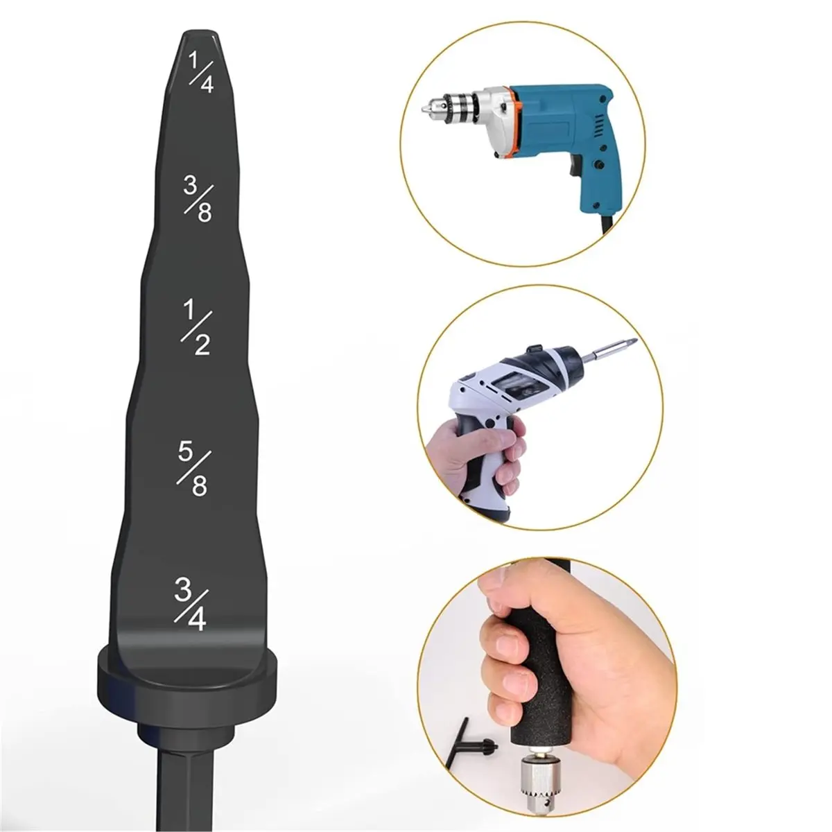 Copper Tube Expander, Pipe Expander Copper Tube Swaging Tool for Air-Conditioner Refrigerator Flaring Takeover Pipe Dril