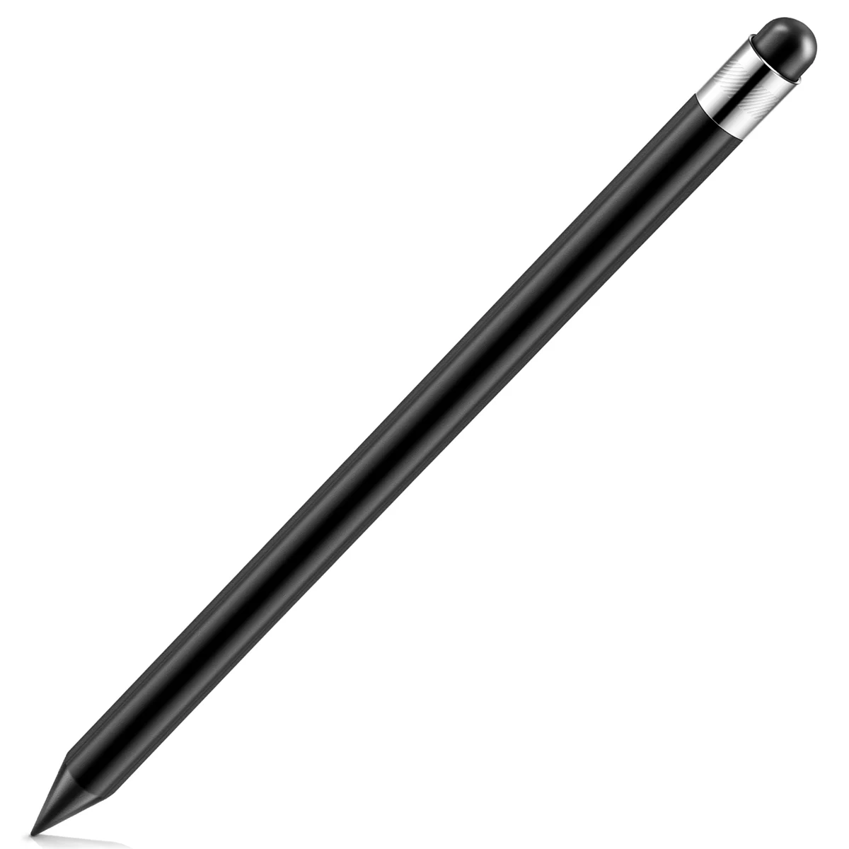 Capacitive Pencil Pen Stylus Press Screen Stick for iPhone iPad Tablet Phone PC - Black