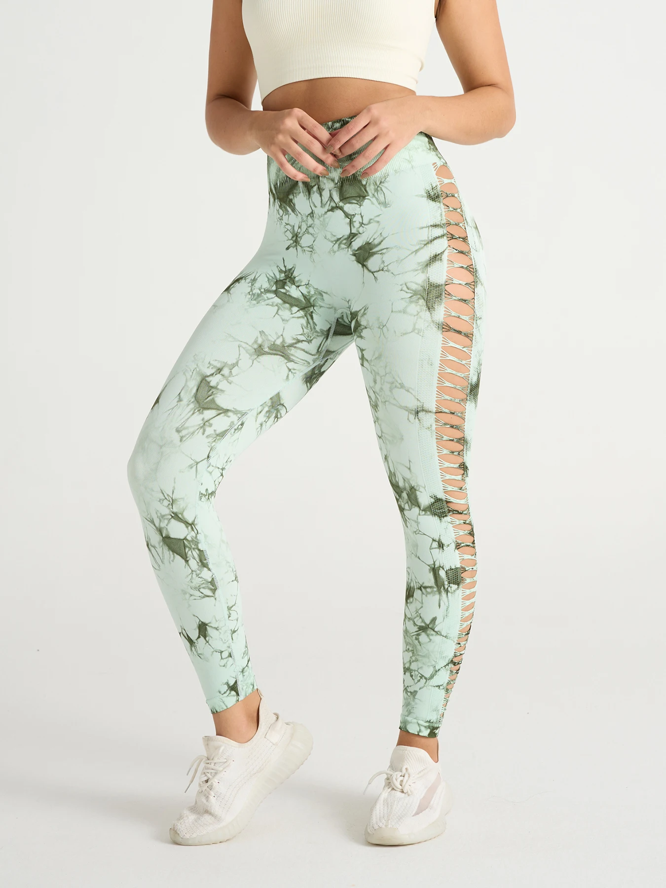 

Выдалбливают бесшовные разноцветные леггинсы для йоги с принтом тай-дай, спортивные штаны для фитнеса с высокой талией, тренажерный зал, пуш-ап, женская одежда для бега