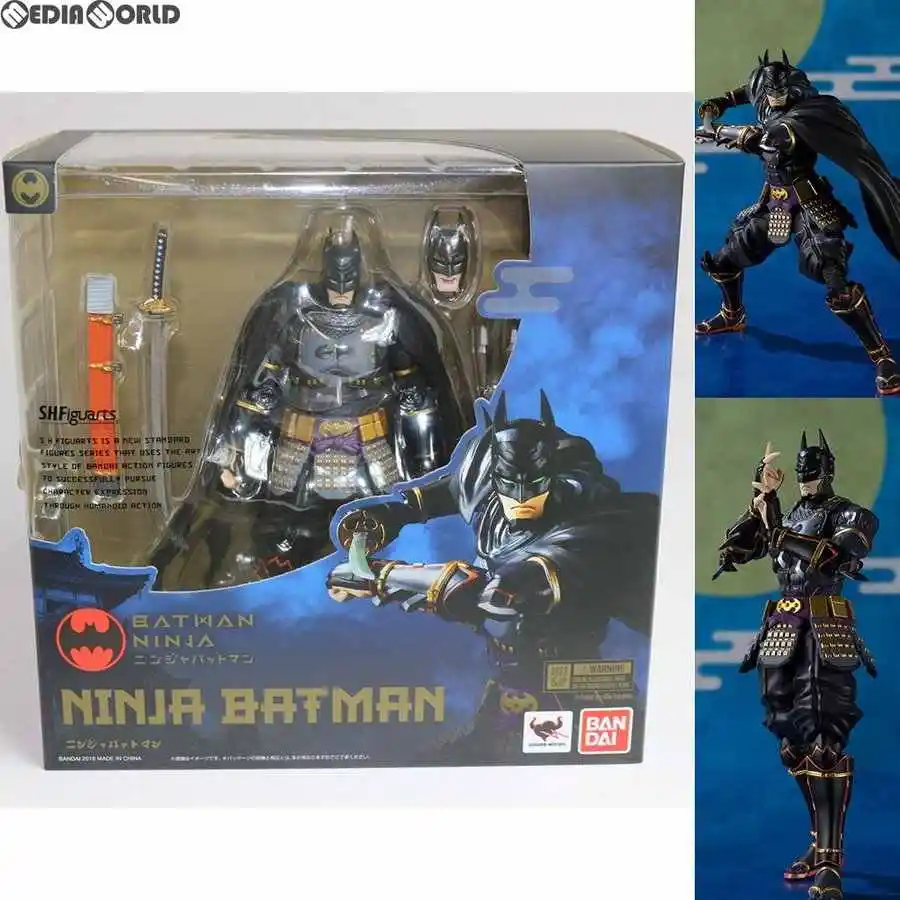 

100% оригинальные фигурки Bandai Sh Figuarts Shf Batman Ninja в наличии, модель игрушки, коллекция фигурок, аниме-фигурка, модель игрушки