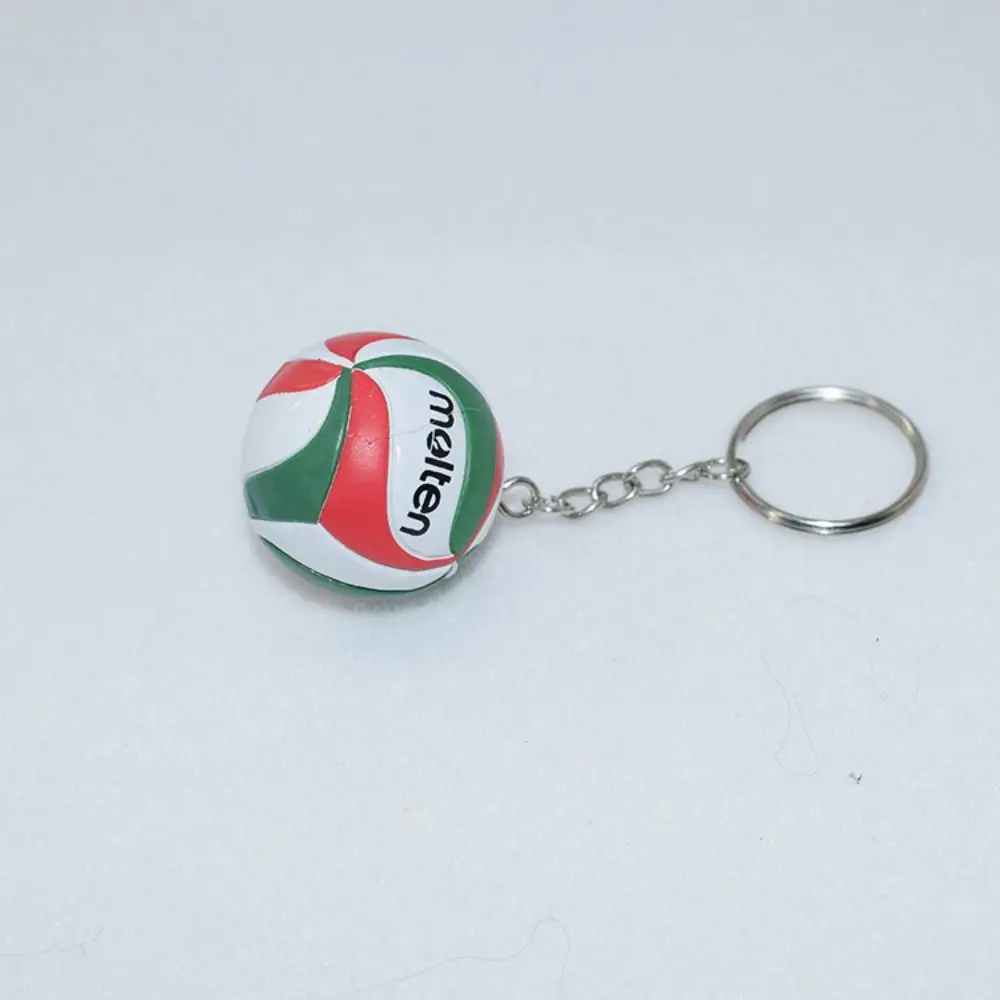 

PVC Volleyball Key Chain Mini Ball Beach Ball Pendant Keychain Creative Cartoon Souvenir Kid Toy Key Ring School Reward for Kid