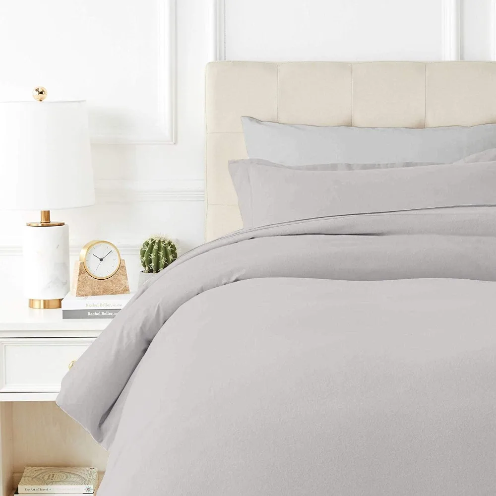 

Egyptian Cotton Duvet Cover Set - 1000 Thread Count Sateen, 100% Pure Cotton, Queen/Full Size