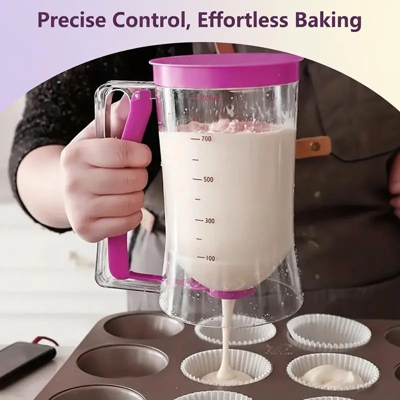 Foil-Covered Batter Cup, Multi-Functional Separator, Batter And Paste Funnel, Handheld Hand-Operated Batter Cup
