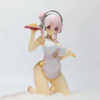 Emontoys Sonicomi SUPER SONICO 旗袍手辦 1/7 動畫女孩 PVC 可動人偶玩具 SONICO 雕像 遊戲收藏模型娃娃 6 最佳銷售 索尼子動漫手辦 - №1