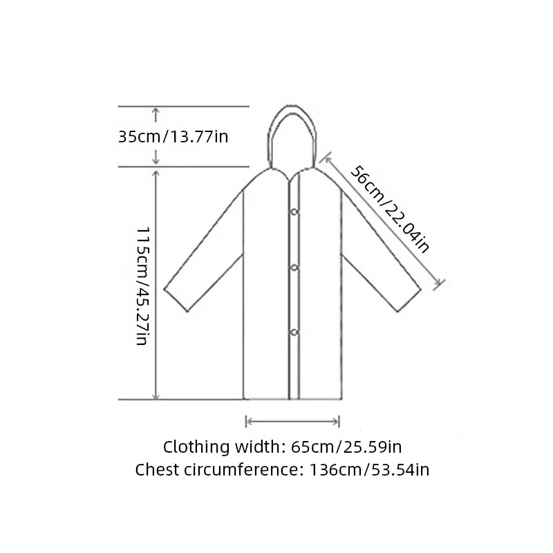 Adult Raincoat Non Disposable Thickened Outdoor Travel Climbing Waterproof Rain Gear Universal One Piece Raincoat