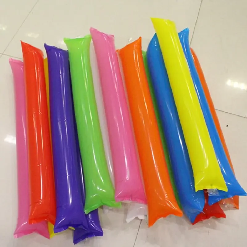 Inflatable  Clapper Cheerstick  Inflatable Sticks Balloon Stick Clapper Cheering Stick Noise Maker Balloon Concert Party