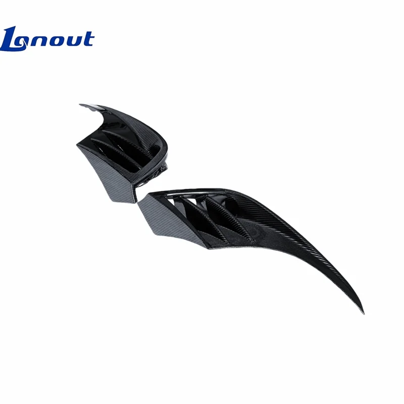 PK Style Dry Carbon Fiber Rear Vent Trims Rear Bumper air Intake Suitable for Lotus Eletre Modification