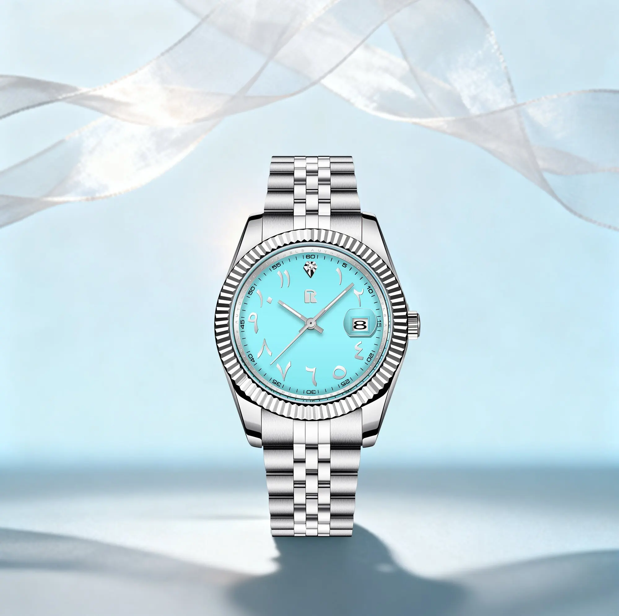 

RollsTimi 2026, мужские автоматические механические часы, роскошные высококачественные часы из нержавеющей стали, сапфировое стекло, светящийся водонепроницаемый календарь