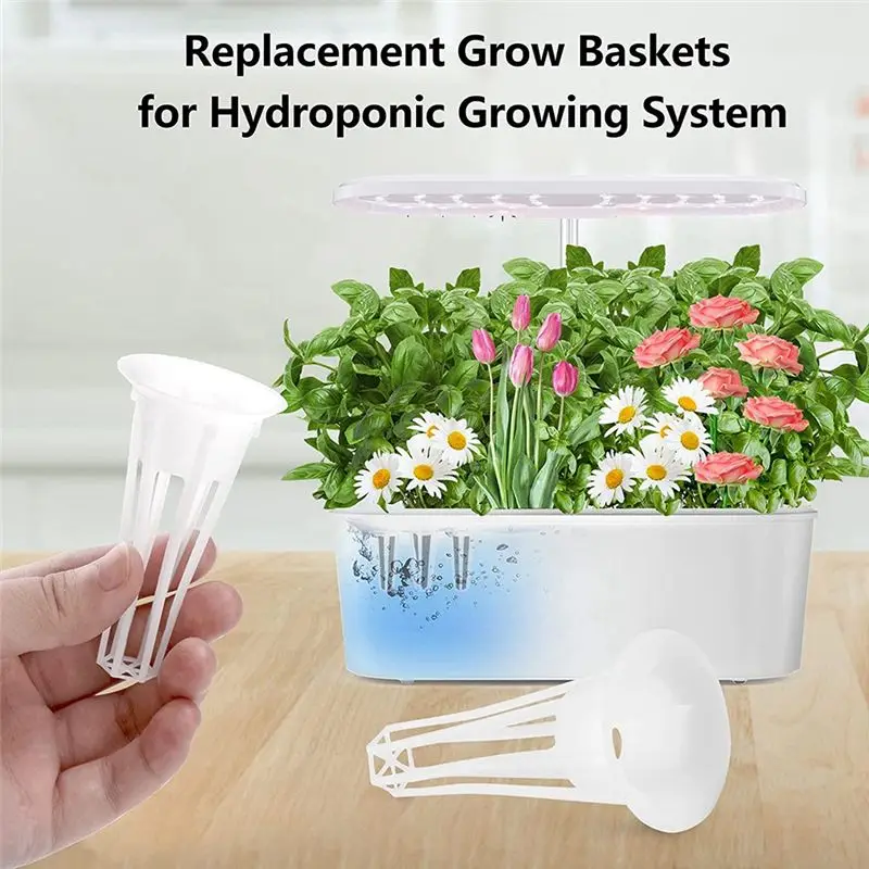 MALL 90 Pack Replacement Grow Baskets, Seed Pod Baskets Hydroponics Baskets, Plastic Plant Growing Containers