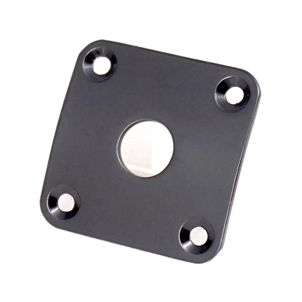 3-6pack 2 Pieces Metal Square Guitar Jack Plate Cover for LP Electric