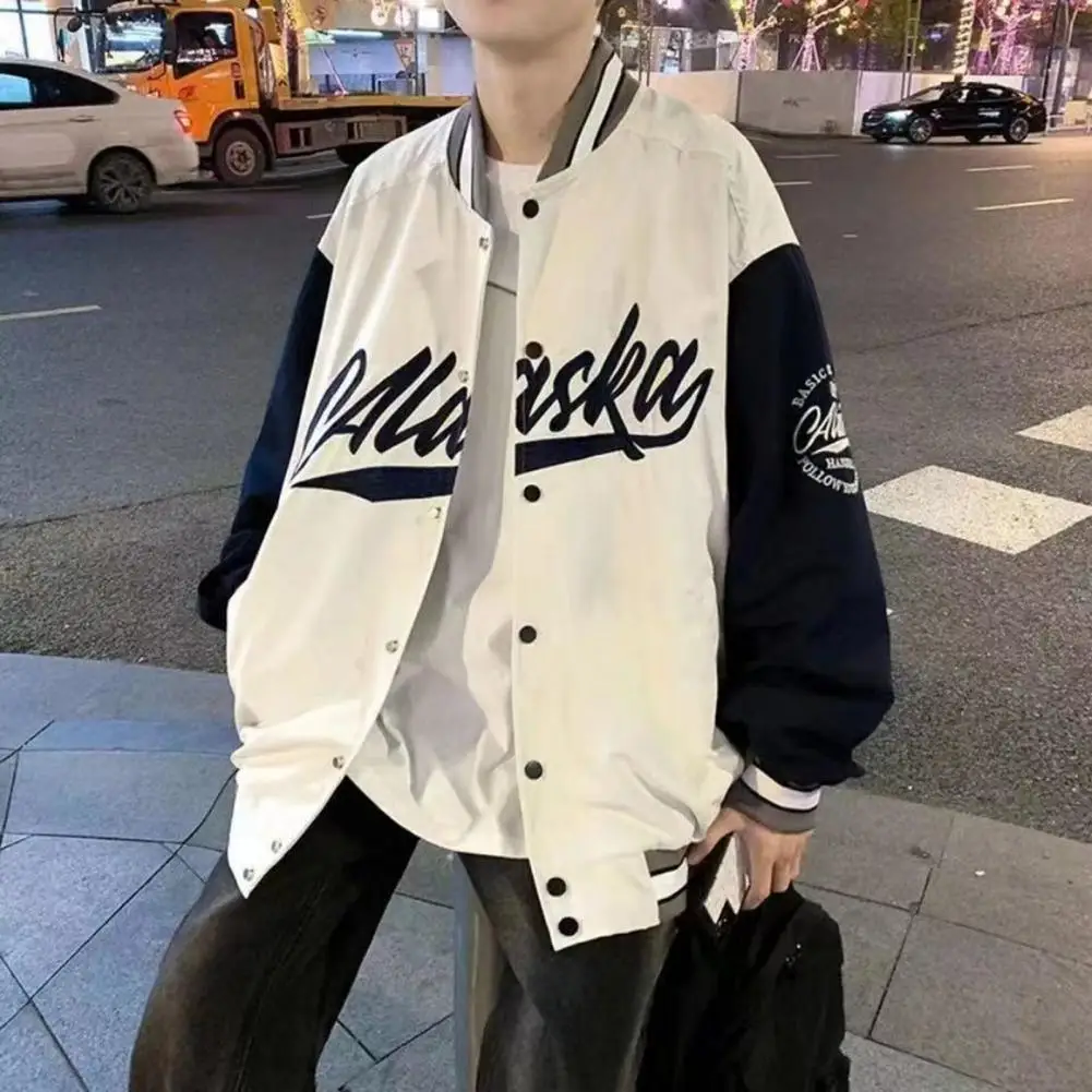 

Baseball Suit Coat Men and Women with Ins Trend Students Korean Version of Loose Joker Jacket Coat Spring and Autumn