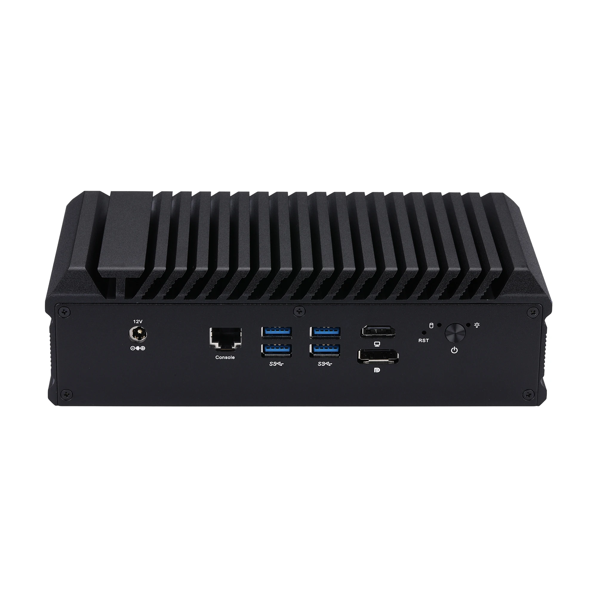 QOTOM Fanless Home Serve Router Q1000GE Celeron Core i3 i5 i7 Processor Firewall PC- 8 x Intel I226-V 2.5 Gigabit LAN