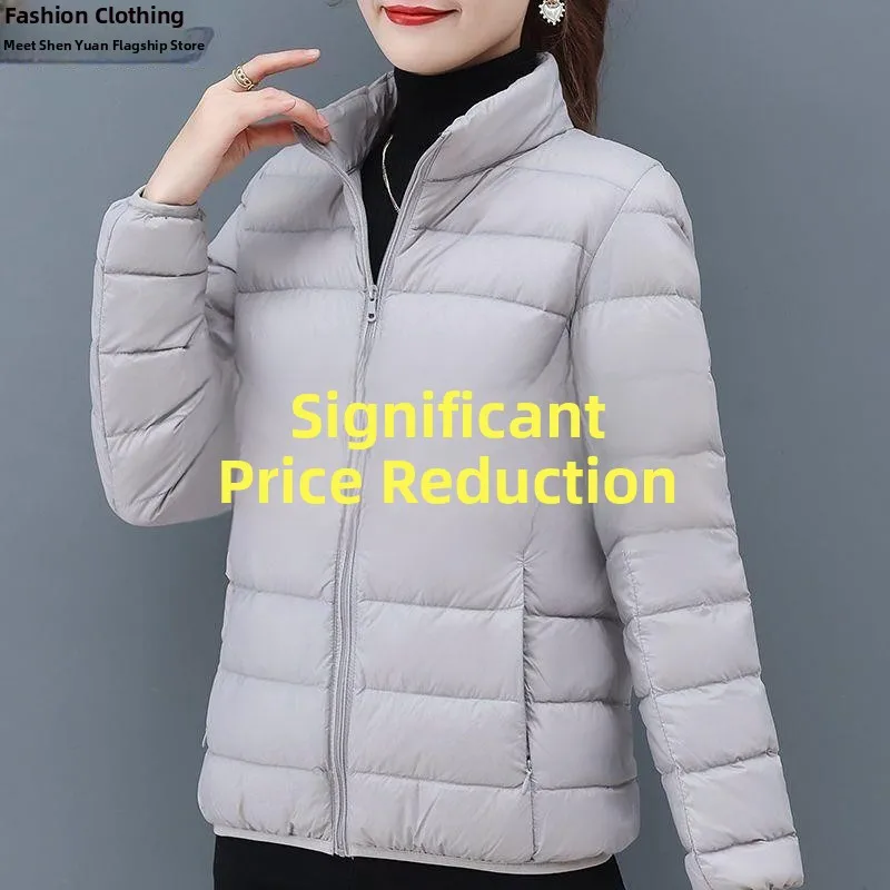 

Winter Lightweight Faionable down Cotton Jaet Women's 2025 New Lightweight Warm ort plus Size Mom's Top Coat