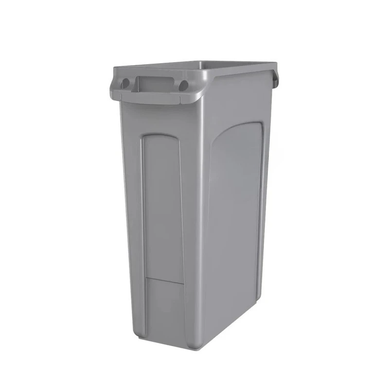 The rectangular trash can 87L is suitable for the small space under the kitchen console.