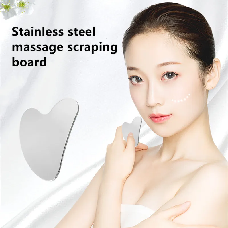 

Stainless Steel Gua Sha Scraper Massager Facial Beauty Roller For Face Body Facial Skin Lifting Wrinkle Remove Beauty SPA Care