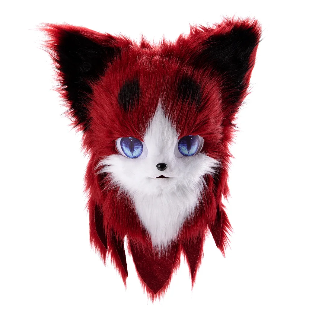 Hot-selling annual meeting plush animal costume hood two-dimensional animation party Cosplay props