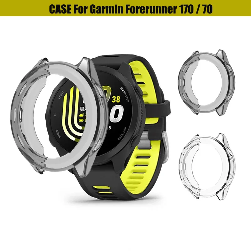 Прозрачный мягкий чехол из ТПУ для Garmin Forerunner 170/70, аксессуары для музыкальных часов