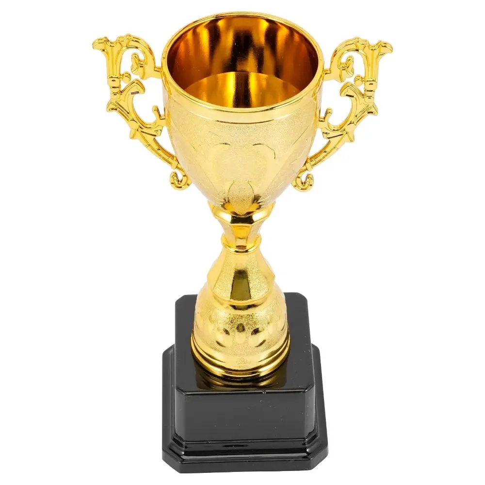 Children's Gold Trophy Awards Plastic Model School Rewarding Supply Winner Award Trophy Competition Soccer Craft Souvenirs