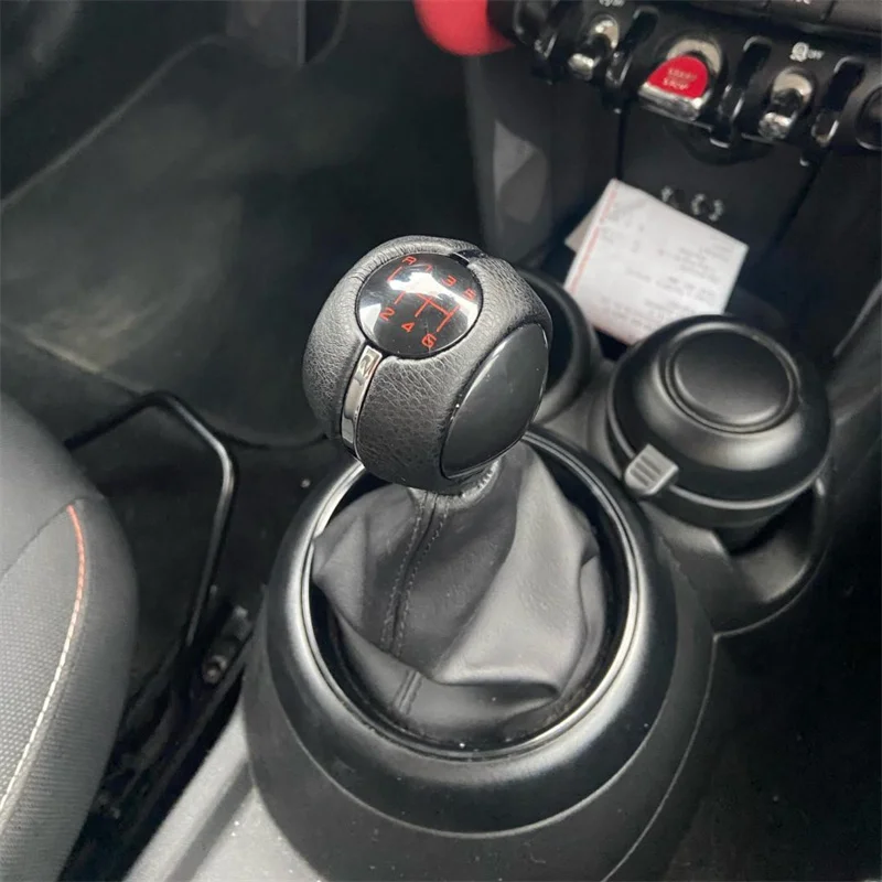 

For Mini Cooper F54 F55 F56 F57 F60 Leather Gear Shift Knob Shifter Lever Stick Gaiter Boot Cover Cars Accessories