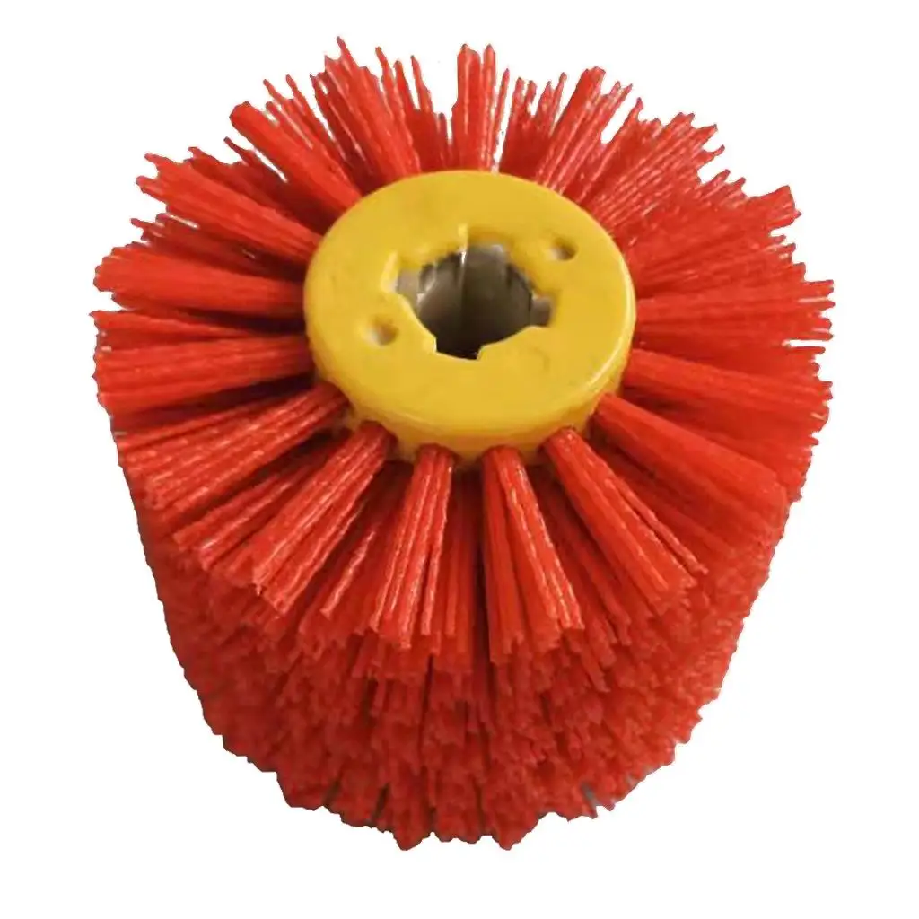 Abrasive Wire Drum Brushes Deburring Drawing Polishing Buffer Wheel for Wood