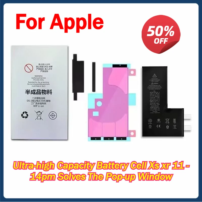 

For Apple Ultra-high Capacity Battery Cell Xsxr11 - 14pm Solves The Pop-up Window To Display The Health Percentage