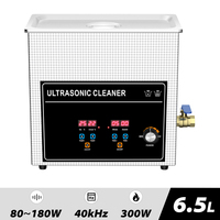 Ultrasonic Cleaner Bath 6.5L 80W-180W Power Adjustable with Degas Heater Timer Diswasher Ultrasound Home Appliances