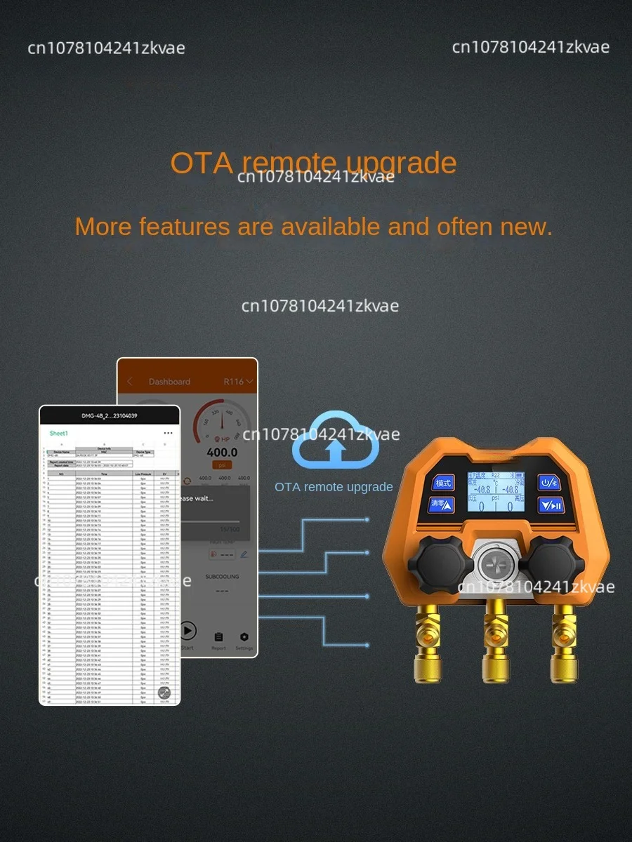 DMG-4B digital fluoride meter, special fluoride set for automobile air conditioner