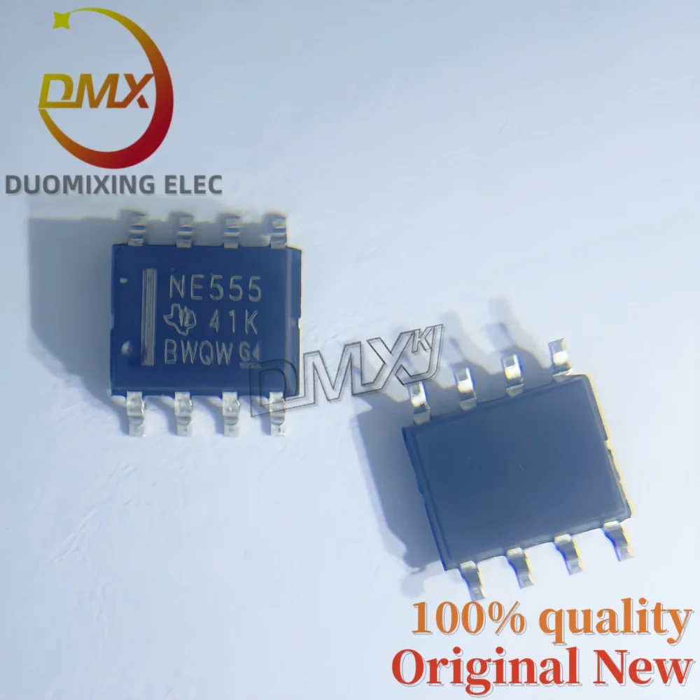 10-50PCS 100%New NE555 NE555DR Clock/Timer/Programmable Timer and Oscillator SOP8