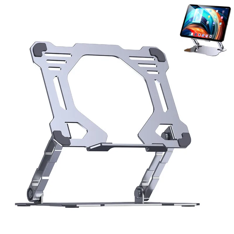 Tablet Stand Holder，Aluminum Alloy iPad Stand for Desk，Universal Compatibility，Lightweight, Portable, Sturdyfor Home Office Game