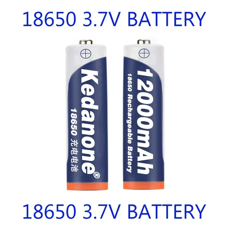 New 18650 Rechargeable Battery 3.7V 18650 12000mAh Capacity Li-ion Rechargeable Battery For Flashlight Torch Battery