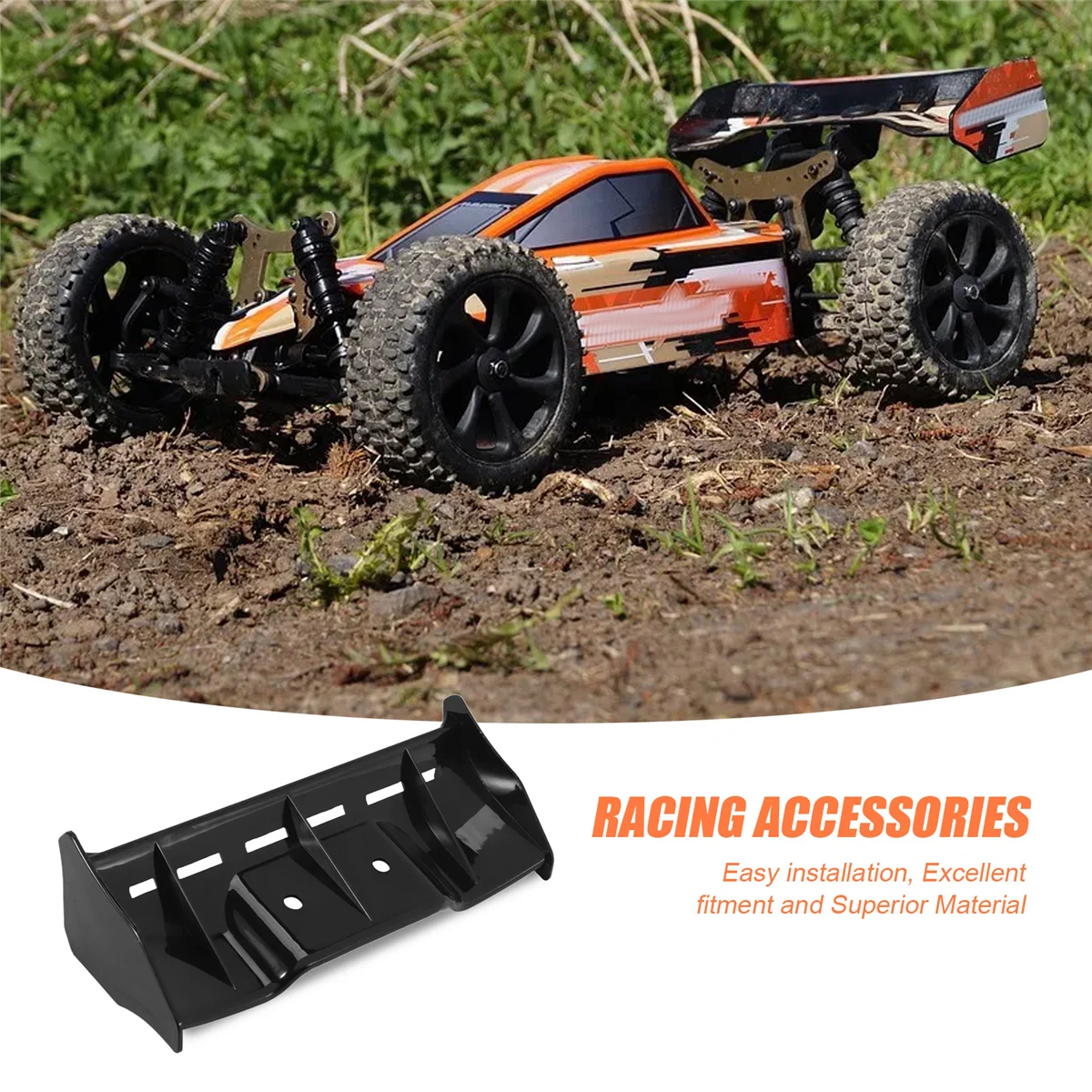 8216 Heckflügel für 1/8 ZD Racing 9020-V3 9021-V3 08421 08423 RC Autoteile Zubehör