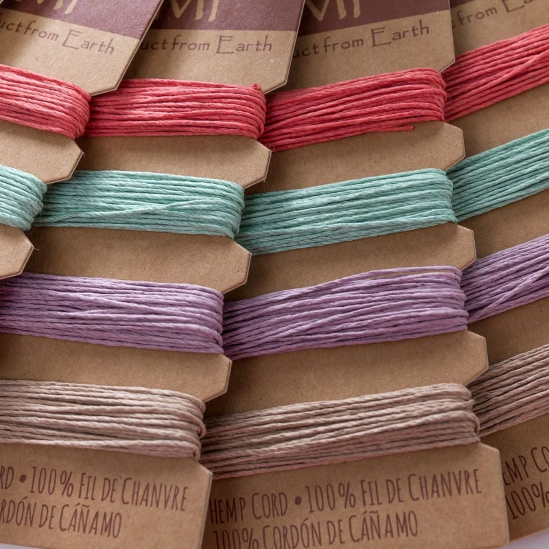 16 Colors Thread Cord for Jewelry Making Multi-color Flax String Cord Natural Twine Cord Rope String for Bracelets