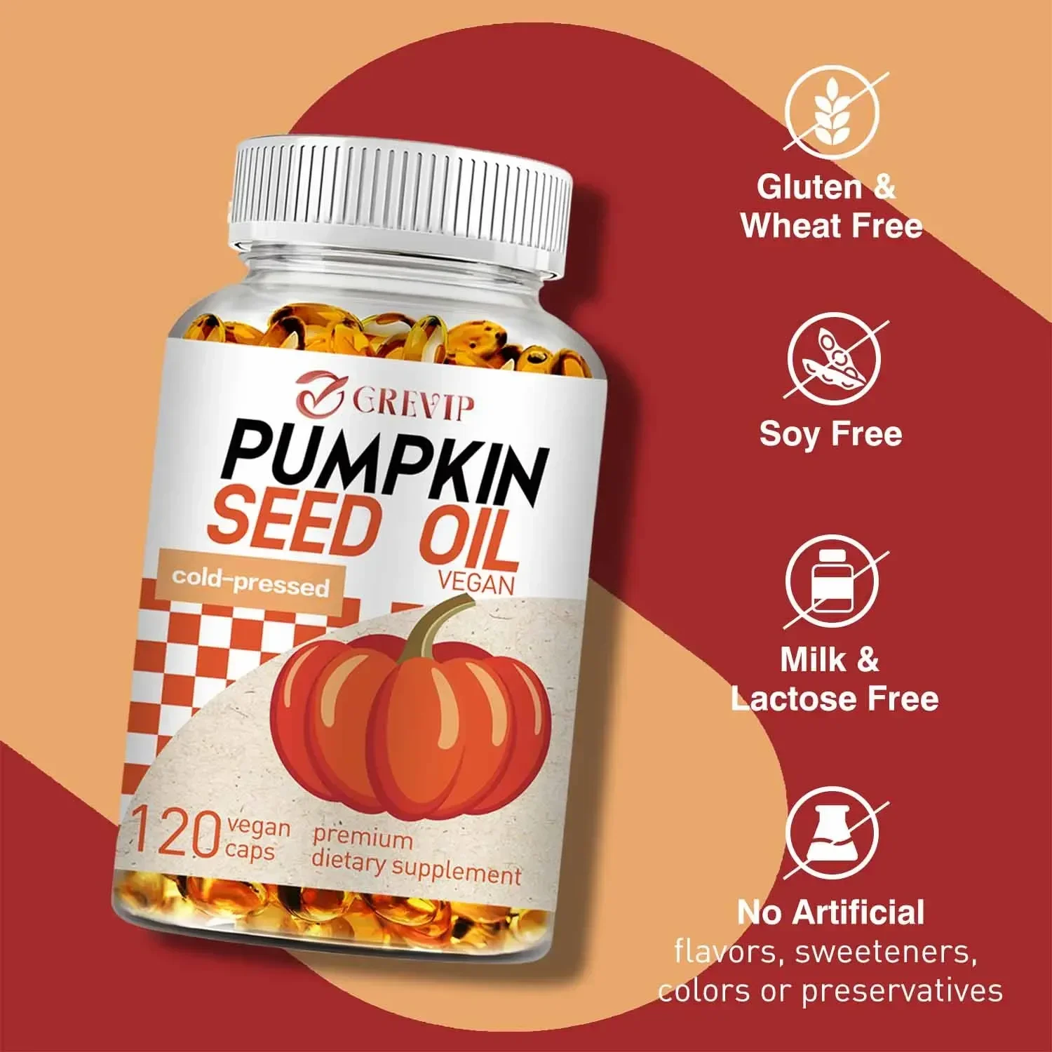 Pumpkin Seed Oil - Prostate Health, Skin, Heart & Brain Health, Bladder Control