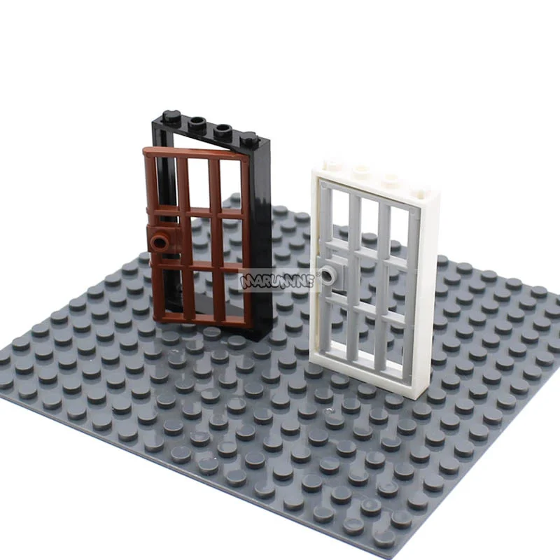 Marumine MOC Building Bricks cella di prigione 1x4x6 telaio della porta parti del modello 60621 60596 giocattolo classico accessori per l'illuminazione fai da te regalo