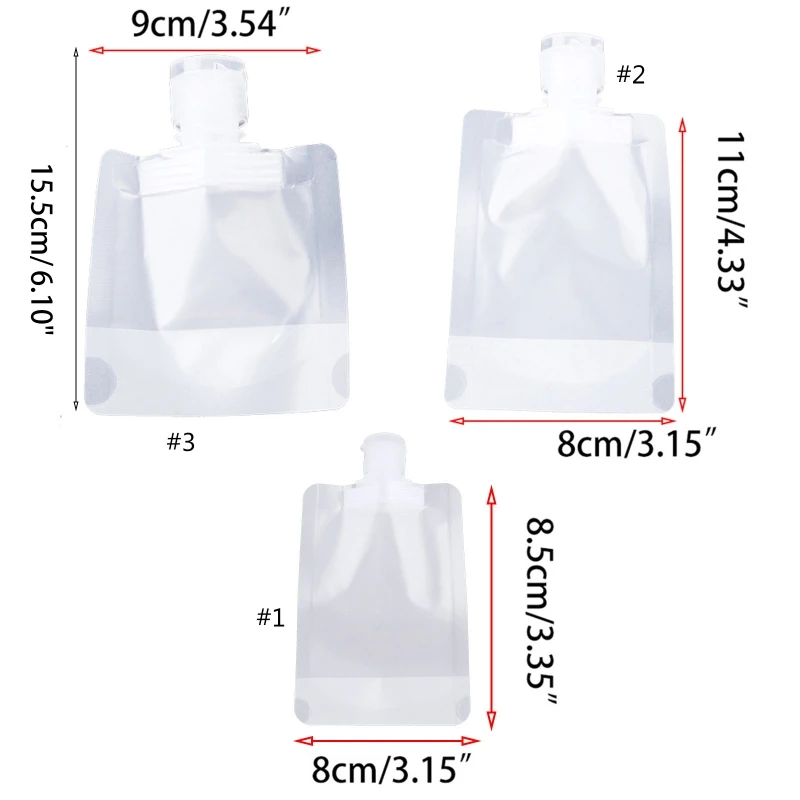 Clamshell leere Quetschbeutel-Flaschenverpackungsbeutel für Lotion, Shampoo, Gesichtscreme